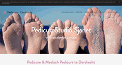 Desktop Screenshot of pedicurestudio.nl