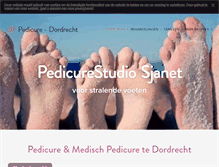 Tablet Screenshot of pedicurestudio.nl